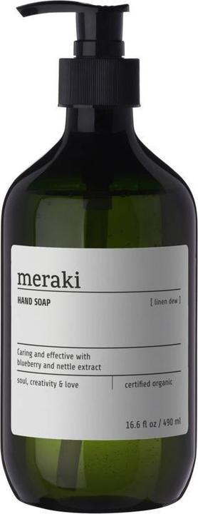 Actual product image Meraki Linen dew (Liquid soap, 490 ml)