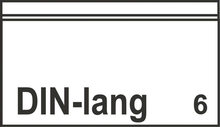 Produktbild Transpak Trans-pak Dokumententaschen Premium 240 x 110 mm DIN lang