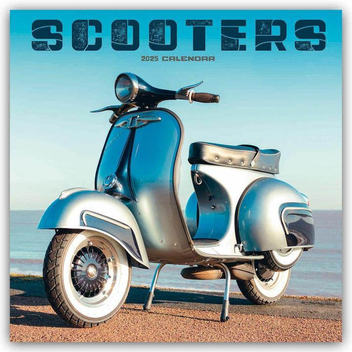 Produktbild Scooters - Motorroller 2024 (305 x 305 mm, Englisch, Deutsch)