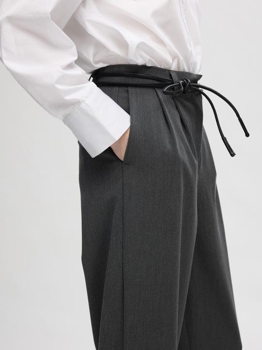 Actual product image Selected Femme Tailored barrel fit trousers (36)