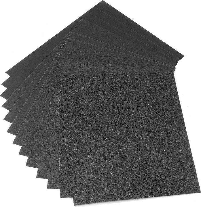 Stahlwerk Schleifpapier 12er Set Siliziumcarbid (P80, P180, P60, P240, P100, P120)