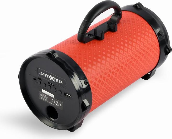 Image du produit Maxxter Haut-parleur Bluetooth /'Boom/' avec fonction d'égaliseur (6 h, Fonctionnement sur piles)