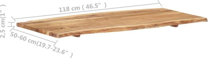 Immagine prodotto VidaXL Zibiah (118 x 60 x 2,5 cm)