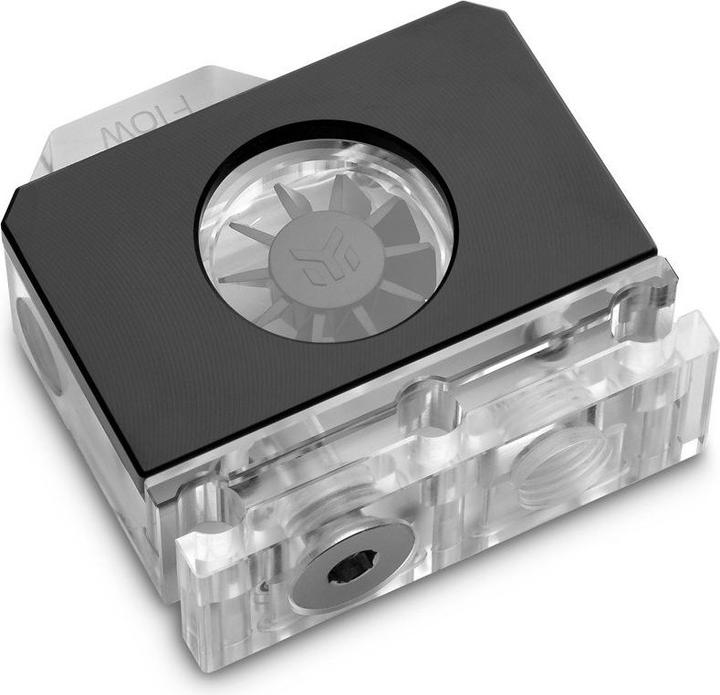 EKWB EK-Quantum Scalar Flowmeter Top-To-Bottom D-RGB