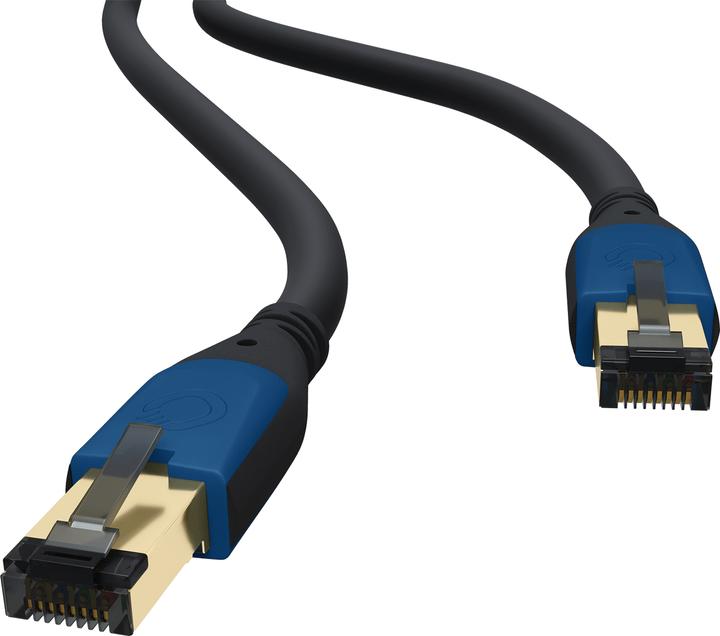 Actual product image Oehlbach RJ45 network cable 1m (S/UTP, CAT8.1, 1 m)