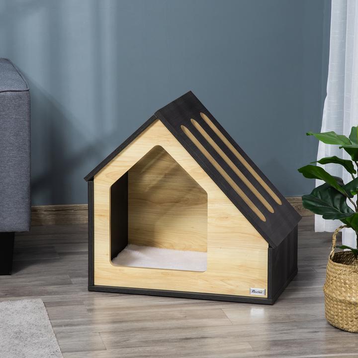 Actual product image PawHut Dog kennel with cushion (Dog house)