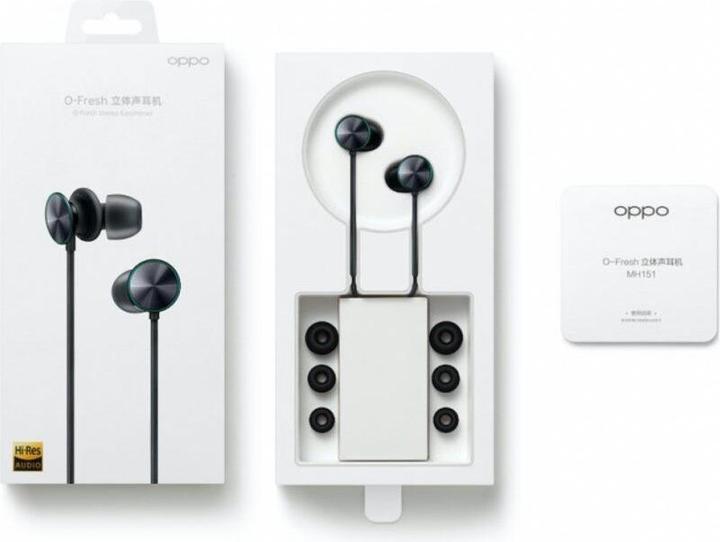 Image du produit OPPO Écouteurs intra-auriculaires MH151 - Gris (pas de réduction du bruit, Filaire)
