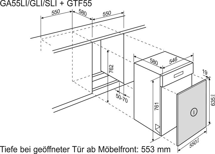 Actual product image Electrolux Gtf55we