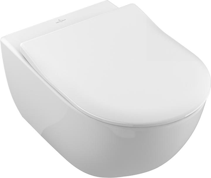 Actual product image Villeroy & Boch Low-profile WC Subway 2.0 white wall-hung 56001001