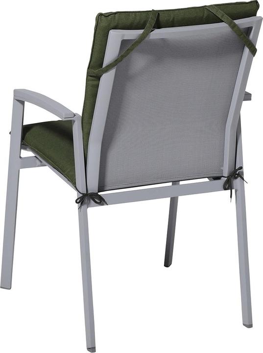 Actual product image Natura Punto Garden Chair Low Back Rest by Madison, Set of 2 (97 x 49 cm)