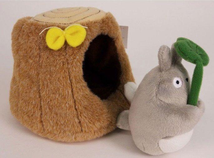 MON VOISIN TOTORO - Totoro Tree Trunk - Peluche 10cm (12 cm)
