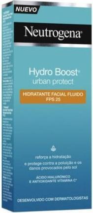 Actual product image Neutrogena Hydro Boost Urban Protect SPF 25 Fluid (Suntan cream, SPF 25, 50 ml)