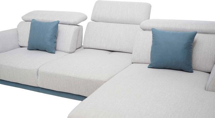 Produktbild Swisshandel24 Sofa, Couch Ecksofa L-Form 3-Sitzer, Liegefläche Nosagfederung Taschenfederkern verstellbar - rechts (3-Sitzer)