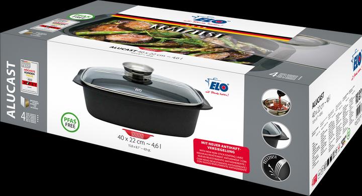 Image du produit ELO Cocotte a. couvercle Elodur-Select 4.6 l (Cocotte + faitout, Fonte d'aluminium)