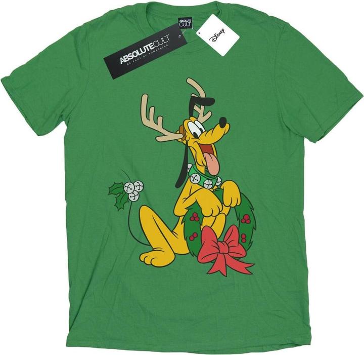 Disney Pluto Christmas Reindeer TShirt (M)