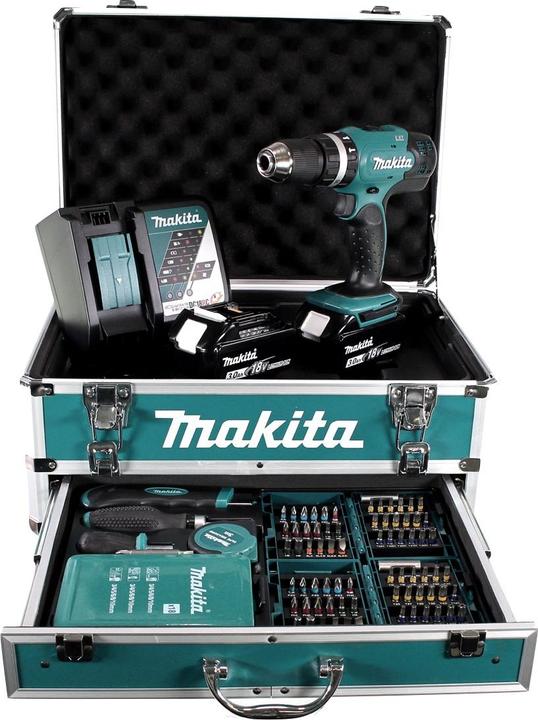 Produktbild Makita DHP453RFX2 Set (Akkubetrieb)