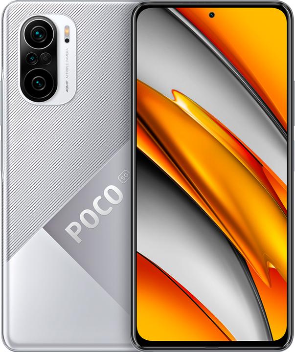 Xiaomi Poco F3 (256 GB, Moonlight Silver, 6.67", Dual SIM, 48 Mpx, 5G)