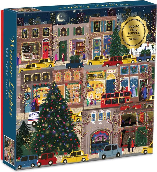 Produktbild Abrams & Chronicle Winter Lights Foil Puzzle (500 Teile)