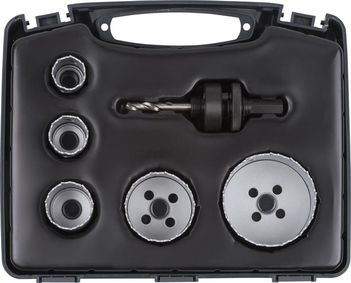Produktbild wolfcraft wolfcraft 1 Lochsägen-Set BiM ø25,29,35,51,68mm (25, 29, 35, 51, 68 mm)