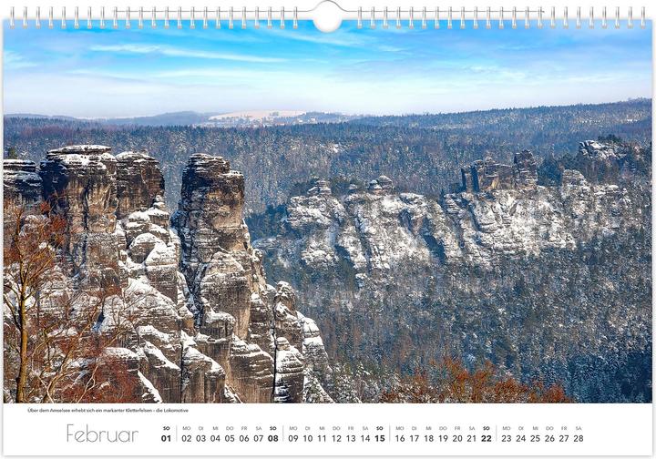 Produktbild Kalender Schsische Schweiz 2026 (45 x 30 cm, Deutsch)