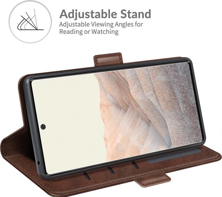 Produktbild Screenguard Google Pixel 6 Pro CardLounge Lederhülle (Google Pixel 6 Pro)