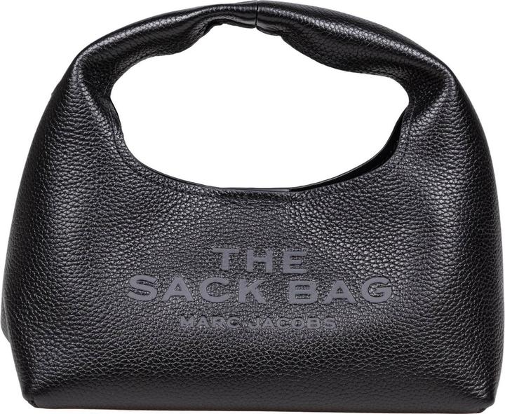 Marc Jacobs the mini sack bag in black leather