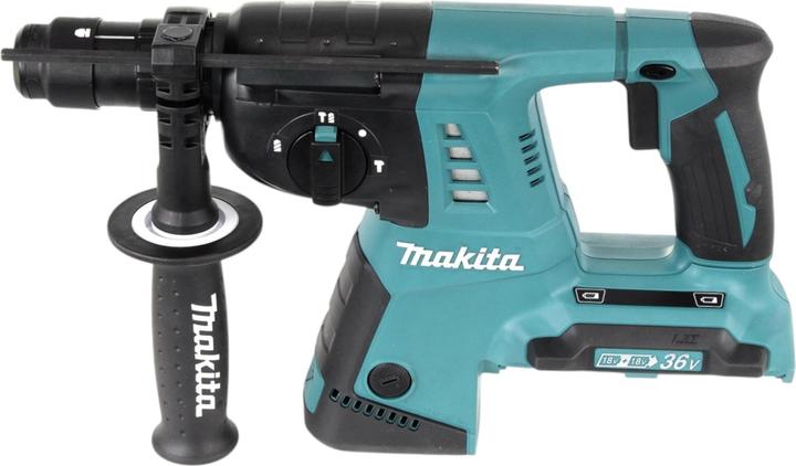 Produktbild Makita DHR 264 ZJ Akku Bohrhammer 36 V ( 2x 18 V ) 3,0 J SDS-Plus + 4 tlg. Meissel Set + Makpac - (Akkubetrieb)