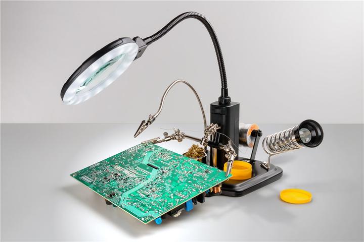 Produktbild Goobay Löthilfe mit LED-Leuchte (Stütze/Hand)