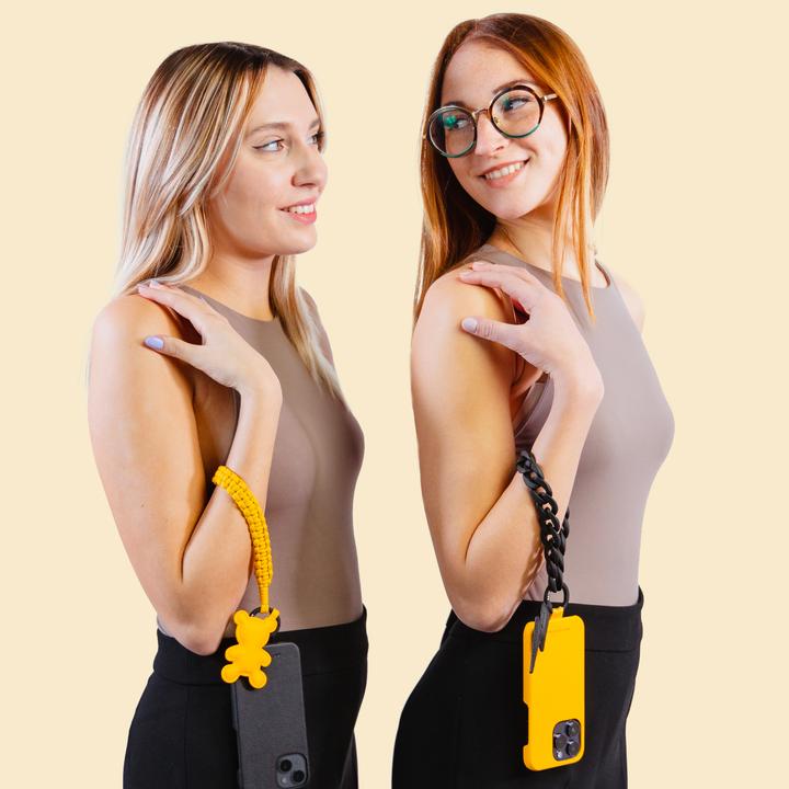Image du produit SBS case&me Amelie Teddy Eco Leather charm yellow (Chlorure de polyvinyle (PVC), Similicuir (PU))