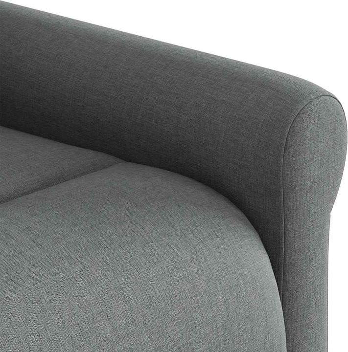 Actual product image VidaXL Massage chair with stand-up aid dark grey fabric