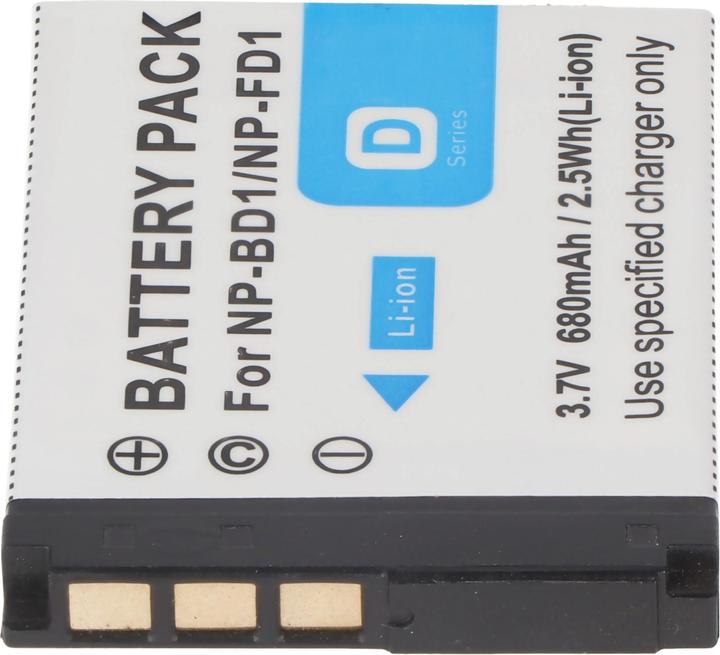 Actual product image Sony Akku NP-BD1, DSC-T2, T200, T70, T75 (Camera battery)