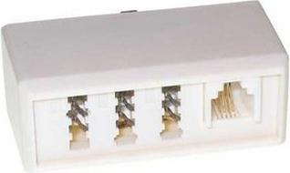 Produktbild Shiverpeaks TAE-Adapter TAE-F auf TAE-NFF und Westernkupplung RJ11
