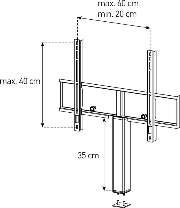 Immagine prodotto Sonorous ST-ADP-HBLK-4060 Supporto TV per Starline e Studio-Line