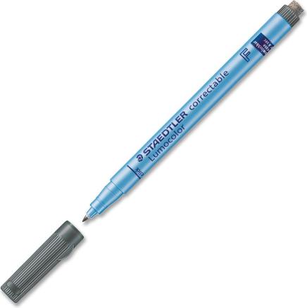 Produktbild Staedtler Folienstift Lumocolor correct F (Schwarz, 0.60 mm, 10 x)