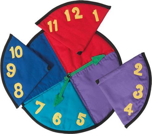 Image du produit Suprima Jeu de pose pour démence Horloge avec sac à linge inclus (Litière)