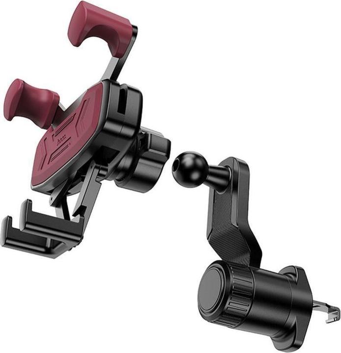 Actual product image Hoco Auto holder gravity car holder for air vent H66 black and red