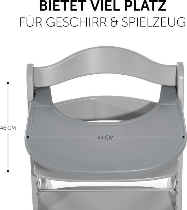 Actual product image Hauck Highchair accessories 5-piece dining tray set for Alpha Plus - Click Tray +