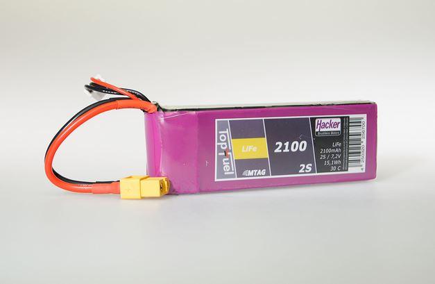 Produktbild Hacker LiFe Pack TF LiFe 2100mAh 2S MTAG (6.60 V, 2100 mAh)