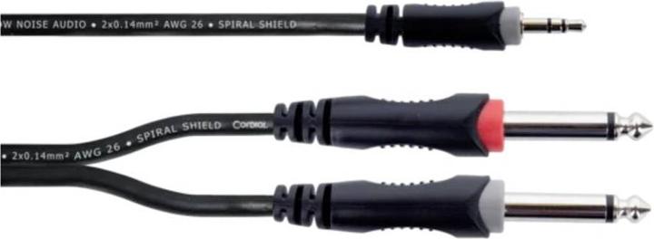 Produktbild Cordial 14862 Audio Y-Adapter (1x Klinkenstecker 3.5 mm - 2x Klinkenstecker 6.3