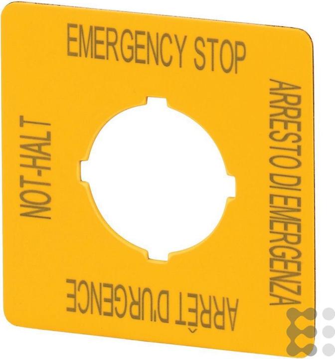 Actual product image Eaton placard