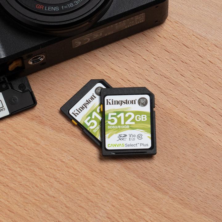 Immagine prodotto Kingston Canvas Select Plus (512 GB, SDXC, U3, UHS-I)