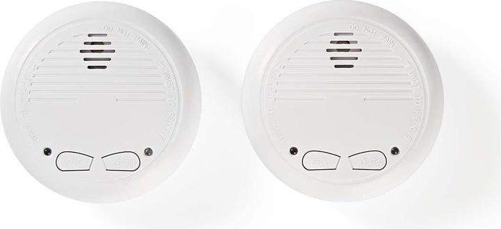 Actual product image Nedis Smoke detector | Battery-operated | Battery life up to: 1 year | Linkable | EN 1460