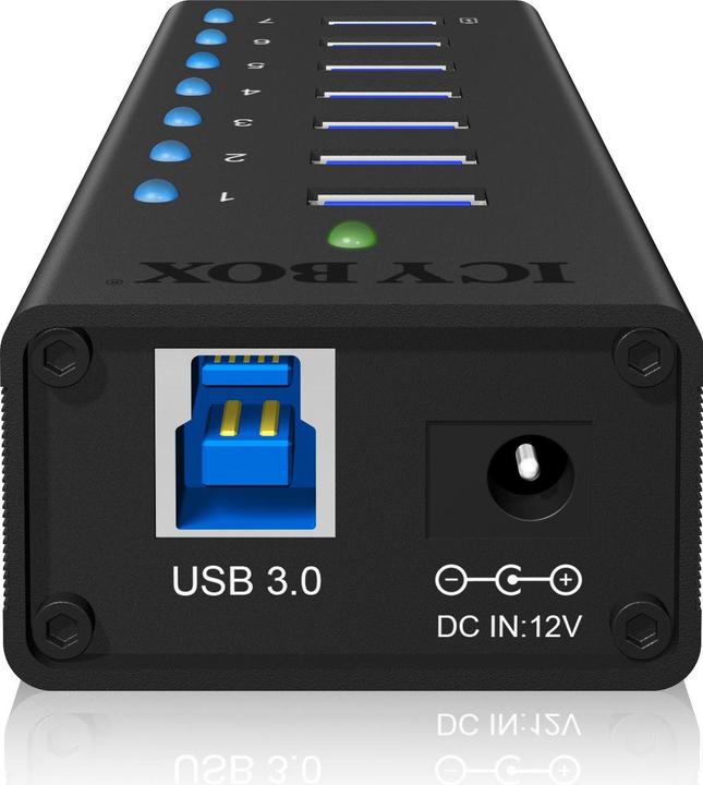 Immagine prodotto Icy Box Ib-Ac618 (USB-B, 7 Porti)