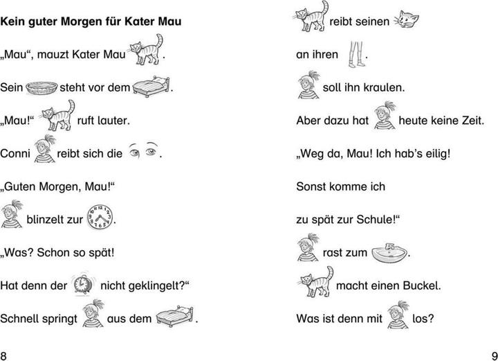 Nährwerte und Zutaten Freche Conni-Geschichten zum Lesenlernen: Conni sucht Kater Mau, Conni und die Prinzessin, Conn (Deutsch, Julia Boehme, Herdis Albrecht, 2022)