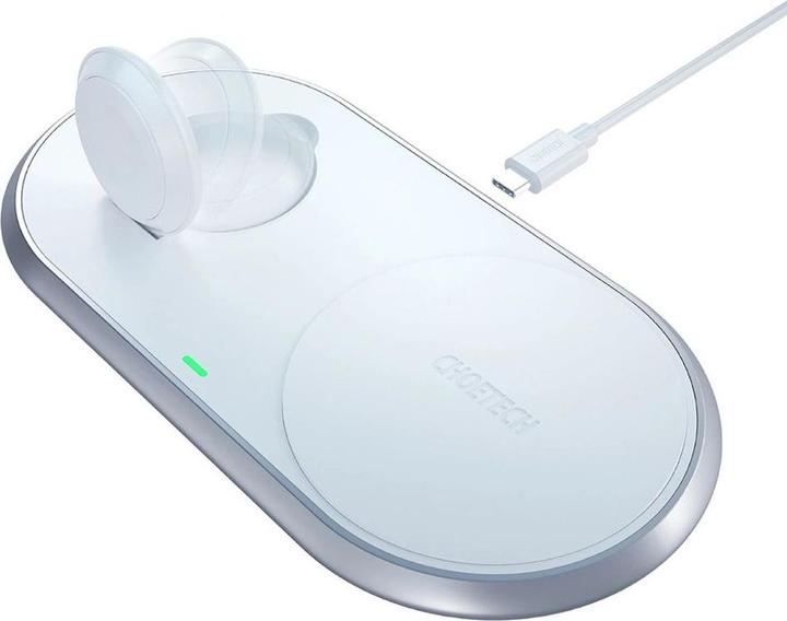 Produktbild Choetech Qi 2in1 kabelloses Ladegerät für Smartphones (10 W)