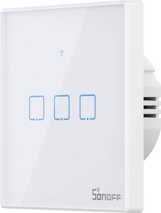 Actual product image Sonoff Smart Switch WiFi + RF 433 T2 EU TX (3-channel) updated