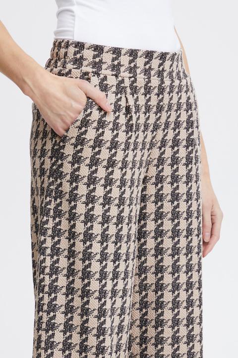 Actual product image Ichi IHKATE HOUNDSTOOTH WIDE PA 20120296 (L)