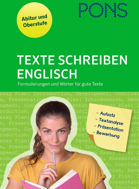 Produktbild PONS Texte schreiben Englisch (Deutsch, Englisch, 2018)
