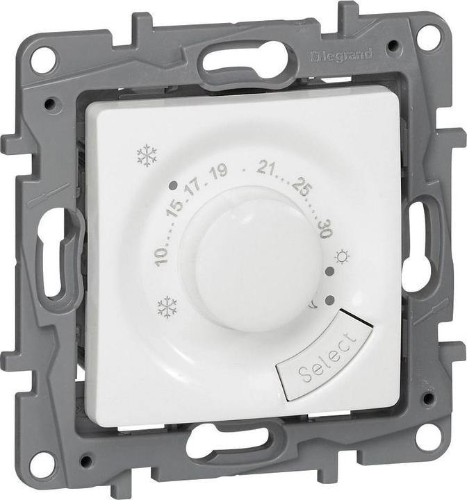 Legrand 664787 Thermostat 7-30°C normally open contact 8A