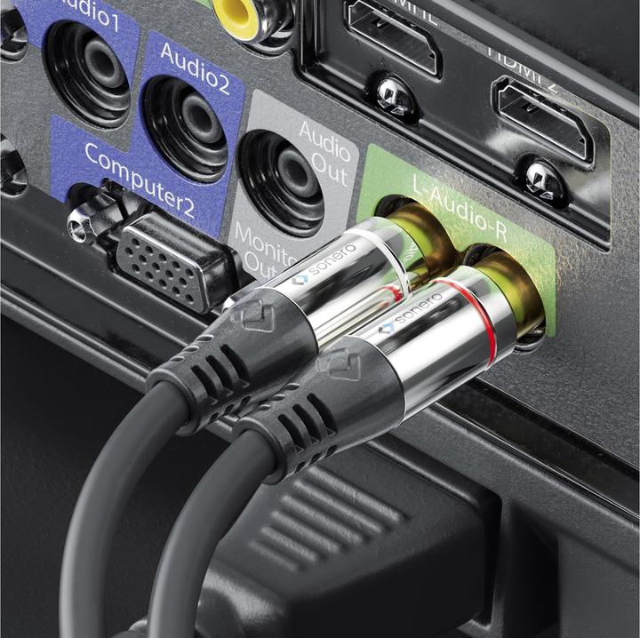 Produktbild Sonero 2x Cinch – 2x Cinch (2 m, Verlängerung)